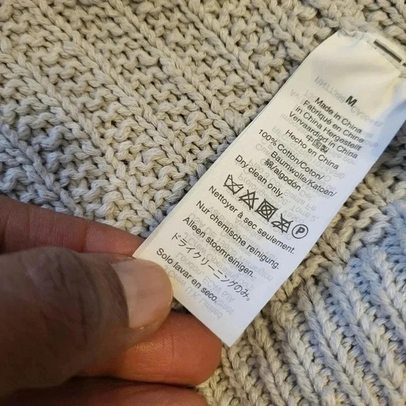 Madewell Bobble Pom Pom Balloon Sleeve Open Front Cardigan Sweater(M) - Picture 10 of 10